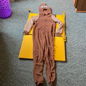Poop emoji pajama onesie men’s large